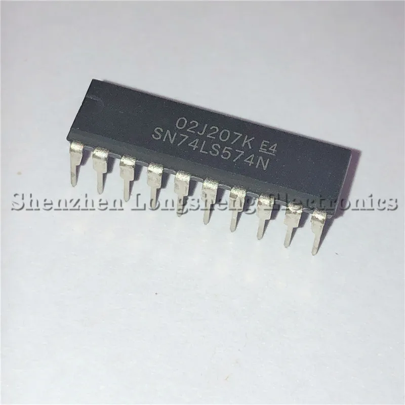 10 шт./лот Новый SN74LS574N 74LS574 DIP-20 Octal буферная линия водителя | Электронные компоненты