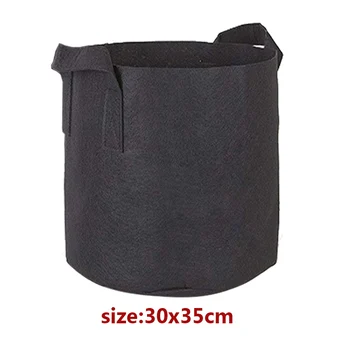 

Premium Heighten Black Non-woven Grow Bags Breathable Fabric Bags DIY Potato Garden Pot Plant Eco-Friendly Seedling Growing Pots