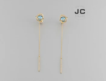 

New Fashion Charms Silver 925 Original Copy Jewelry,SWAn Outstanding Love Heart-shaped Gorgeous Charming Earrings With Logo