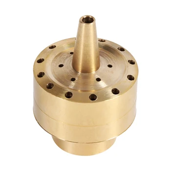 

1Pc 1/4" 1/2" 3/4" Brass Firework Water Column Fountain Nozzles Garden Landscape Pond Sprinkler Layer Flower Fountain