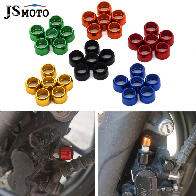 

High Quality Universal Motorcycle For Kawasaki ER-6N ER-6F ER6N ER 6F Aluminum Brake Caliper Screw Decorative Protector Cover