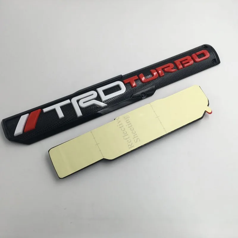 TRD TURBO TRD SPORT 5.7LV8 Эмблема двери автомобиля передний значок на крыло наклейка для Tacoma 1998- для Toyota Racing Car Styling