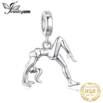 

JewelryPalace Dangling Girl 925 Sterling Silver Beads Charms Silver 925 Original For Bracelet Silver 925 original Jewelry Making