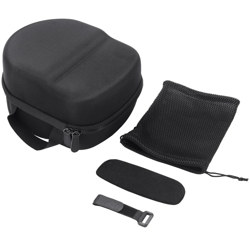 2 Pcs Hard Travel Carrying Case Remote Control and All Accessory Storage Boxes Black Gray 