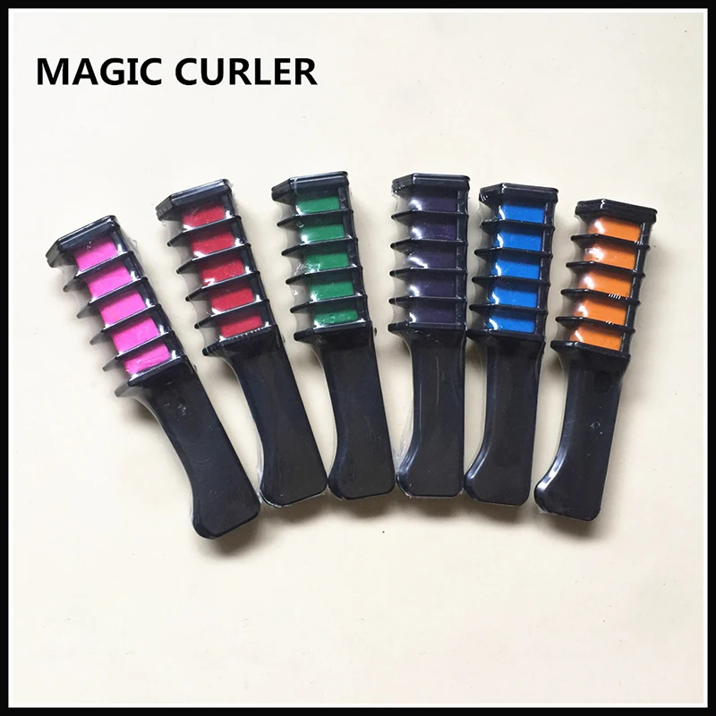 1 шт Одноразовая расческа для волос Мел Полупостоянный временный Расческа для окрашивания волос Личный Салон Профессиональные мелки инструмент для окрашивания волос