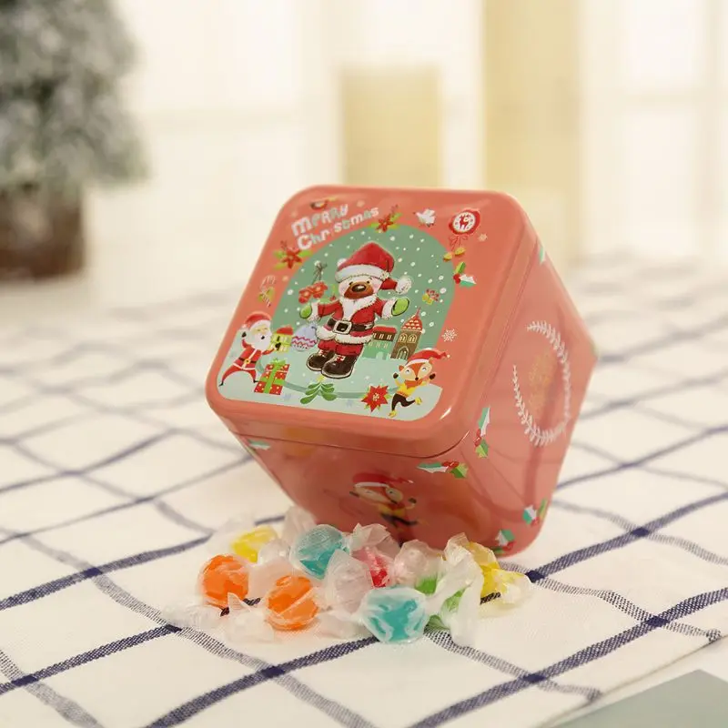 PChristmas коробка для конфет прочная рождественская ель подарок коробка с колокольчиками подарочные коробка контейнер для сумок поставки детские подарки см
