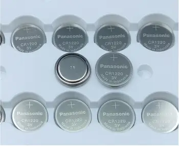 

100pcs/lot Panasonic CR1220 3V Lithium Batteries Camera Watch Car Remote Control CR 1220 BR1220 DL1220 Button Coin Battery Cell