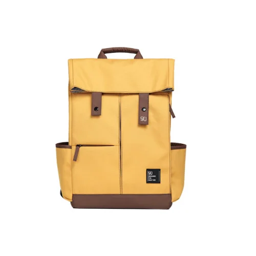 yellow Xiaomi Mijia 90fun, рюкзак для школы, для отдыха, 15,6 дюймов, водонепроницаемая сумка для ноутбука, рюкзак для путешествий на открытом воздухе для мужчин и женщин - Цвет: yellow