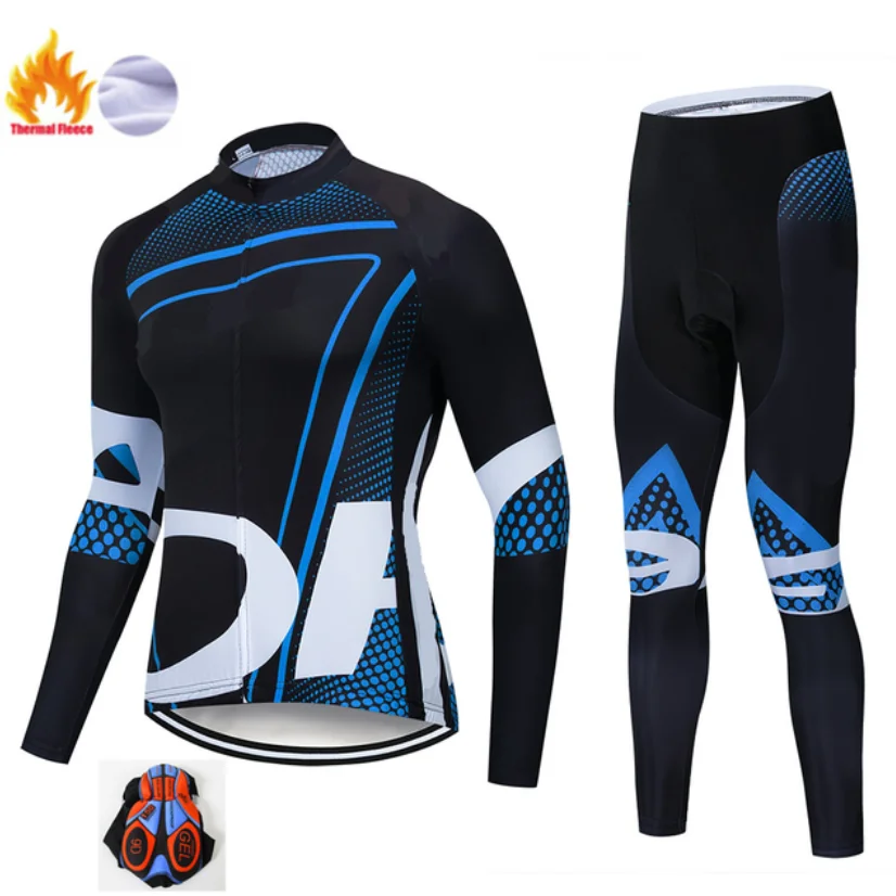 Fleece long sleeve Specializeding ORBEE Велоспорт Джерси команда велосипед Зимний термальный флис с длинным рукавом набор Ropa Ciclismo велосипед Триатлон Велоспорт Набор - Цвет: Fleece long sleeve