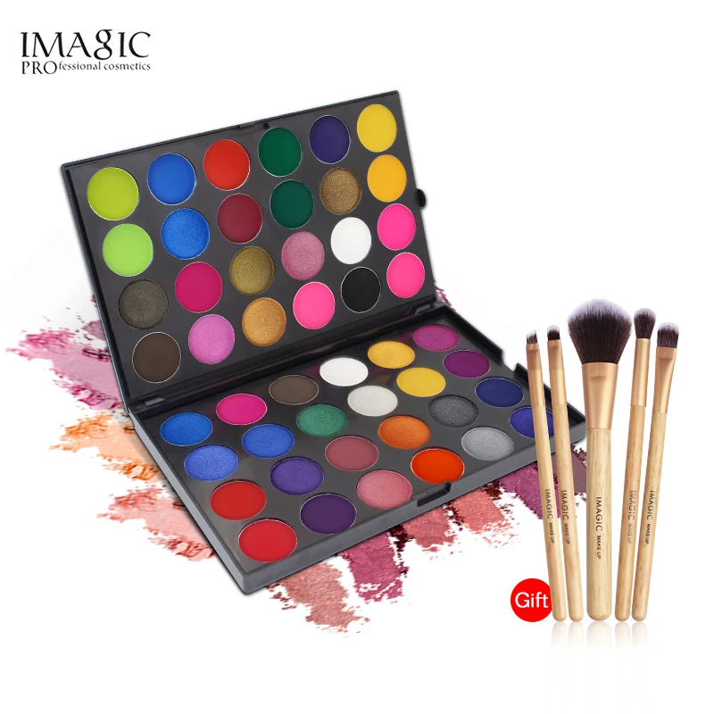 IMAGIC Nieuw palet 48 kleuren Oogschaduw макияж тонизирующий матовый Oogschaduw Flash en Gloeiende Oogschaduw Poeder пигмент Cosmetica