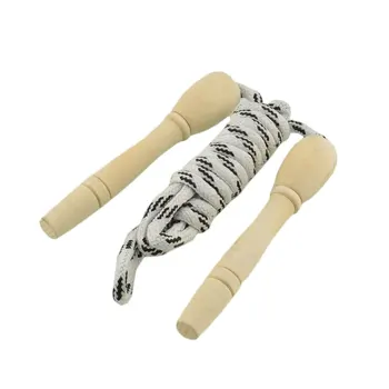 

Rope Skipping Wooden Handle Skipping Children Speed Children Skipping Rope Durable Bodybuilding Kids Fitness Colorful Jump
