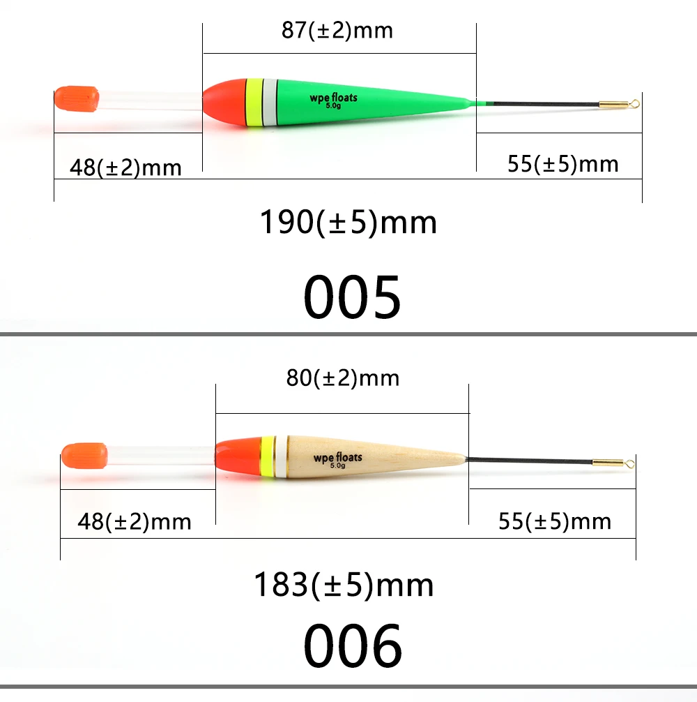 W.P.E 3 шт./упак. поплавок Баргузинский пихты Размеры 5g рыбалка поплавок для рыбалки на карпа, 16-20 см рыболовные снасти вертикальный буй поплавок Pesca