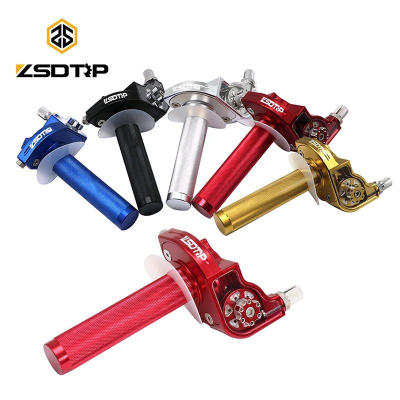 ZSDTRP Modified Motorcycle Visual Throttle Grips 22mm Universal CNC