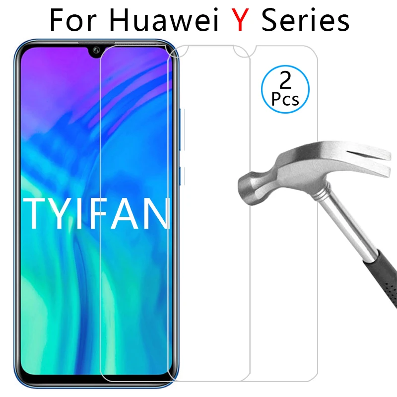 Защитное стекло для huawei y3 y5 y6 y7 y9 prime 2017 2018 2019 закаленное защитная пленка экрана