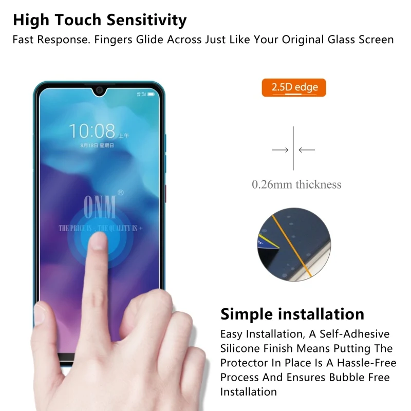 10 шт. закаленное стекло для zte Blade A7S стекло протектор экрана 2.5D 9H Премиум Закаленное стекло для zte Blade A7S защитная пленка