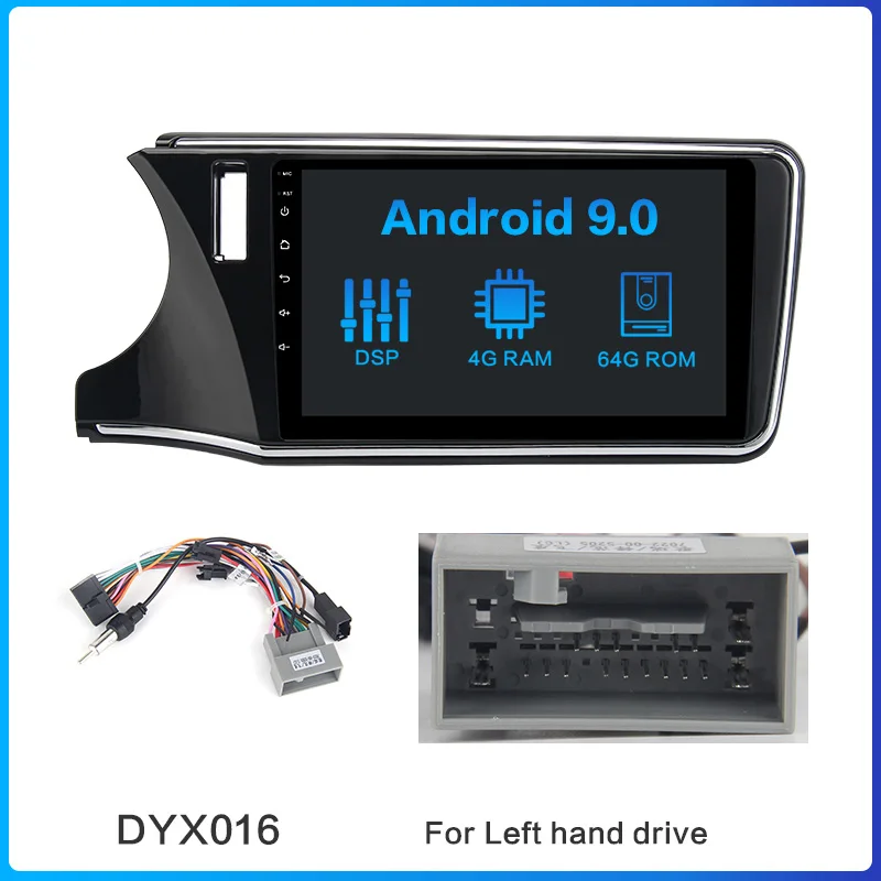 HA5203-MAX6 10," ips экран Android 9,0 радио автомобиль 1 Din для Honda City gps 1080P видео Bluetooth DSP 64 Гб rom - Цвет: HA5203-MAX6
