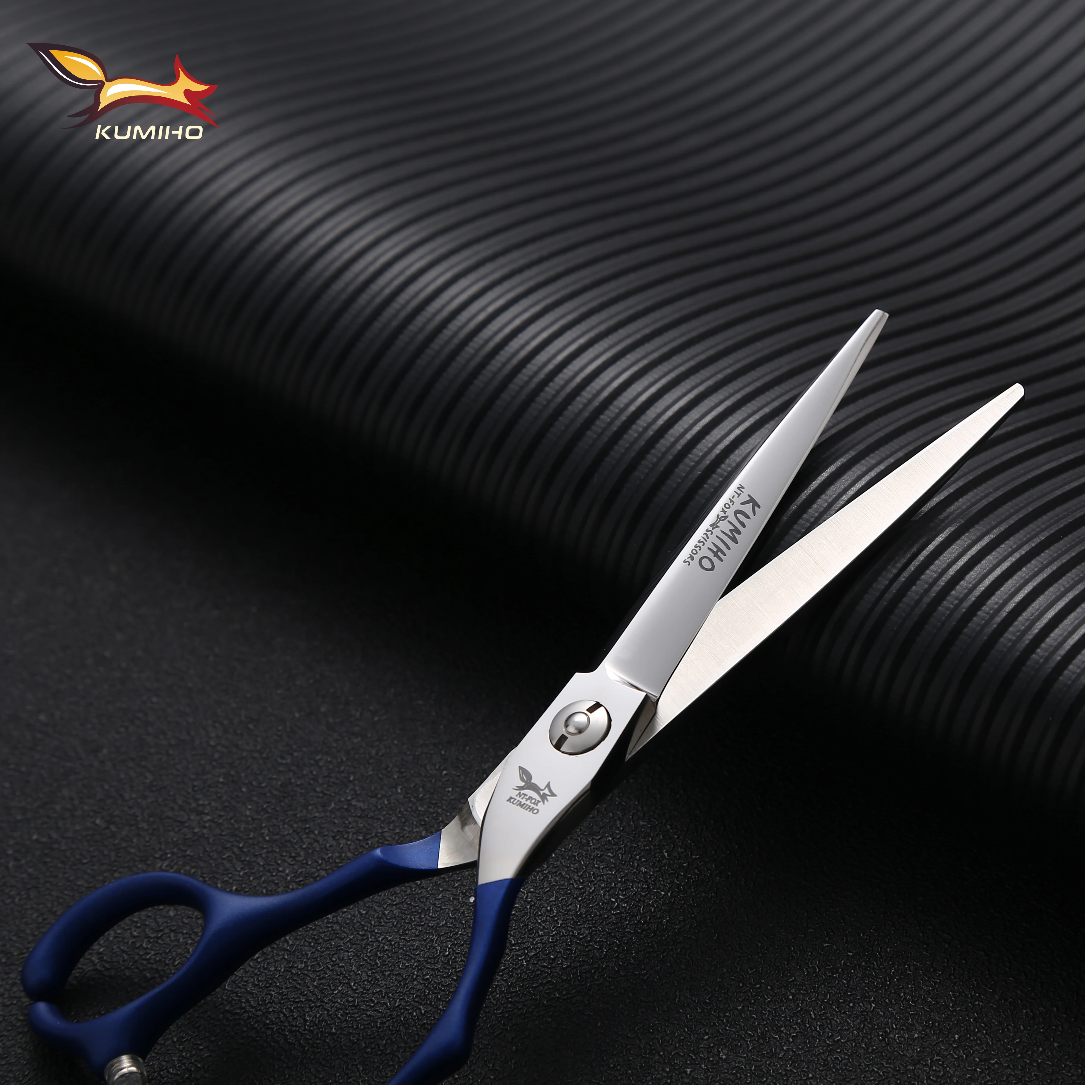KUMIHO LSYJ-60 модные ножницы для волос 6 дюймов Высокое качество 440C Нержавеющая резка и текстурирующие ножницы