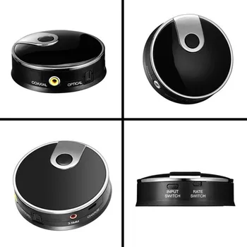 

TX - 12 Wireless Bluetooth 4.0 Transmitter 2-in-1 Fiber Coaxial Audio Transmitter Fiber Coaxial Lossless Audio Transmitte new