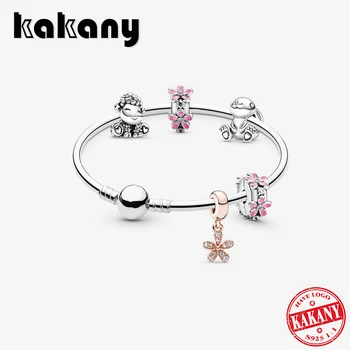 

Kakany 2020 Fashion High Quality S925 Spring Friends Bracelet Set RAU0704 Original Lady DIY Accessories Girlfriend Gift