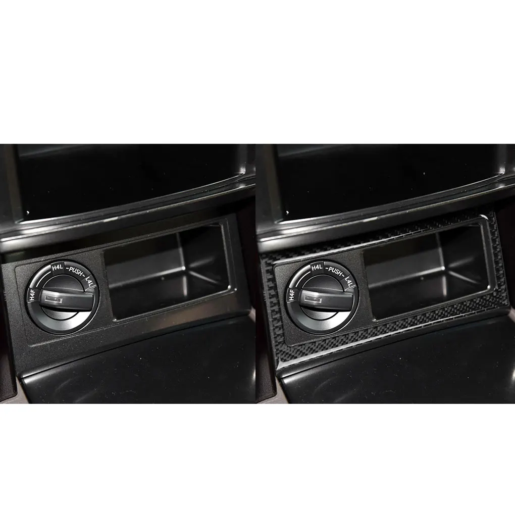 Замена для Land Cruiser Prado 2010- панель из углеродного волокна Защитная Наклейка Декор зеркало заднего вида и 2 шт