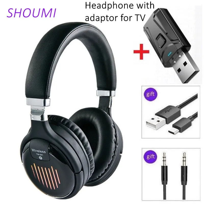 Беспроводные наушники Shoumi 061 Bluetooth-гарнитура V5.0 с USB-адаптером для телевизора