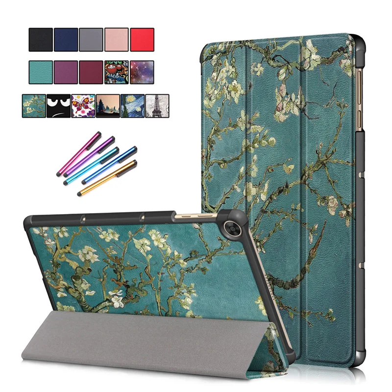 Custodia Per Tablet Per Huawei Matepad T10 Custodia In Pelle Verniciata Moda Flip Cover Per Huawei Matepad T10S T10 S Custodia Stand Shell