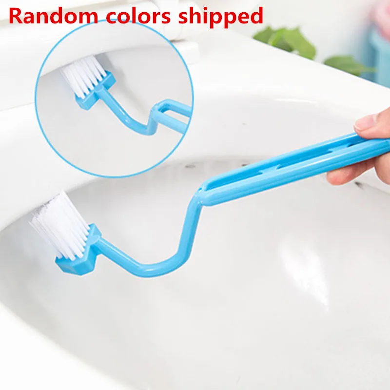 Toilet brush 2 в 1 многофункциональная щетка для чистки окон домашняя клавиатура домашняя кухонная складная щетка инструмент для чистки - Цвет: Toilet brush