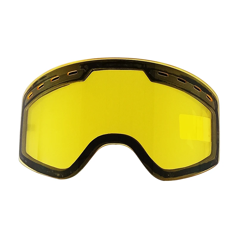 KUFUN лыжные очки двойной слой анти-туман взрослых мужчин и женщин очки Альпинизм снег - Цвет: Luminous lens