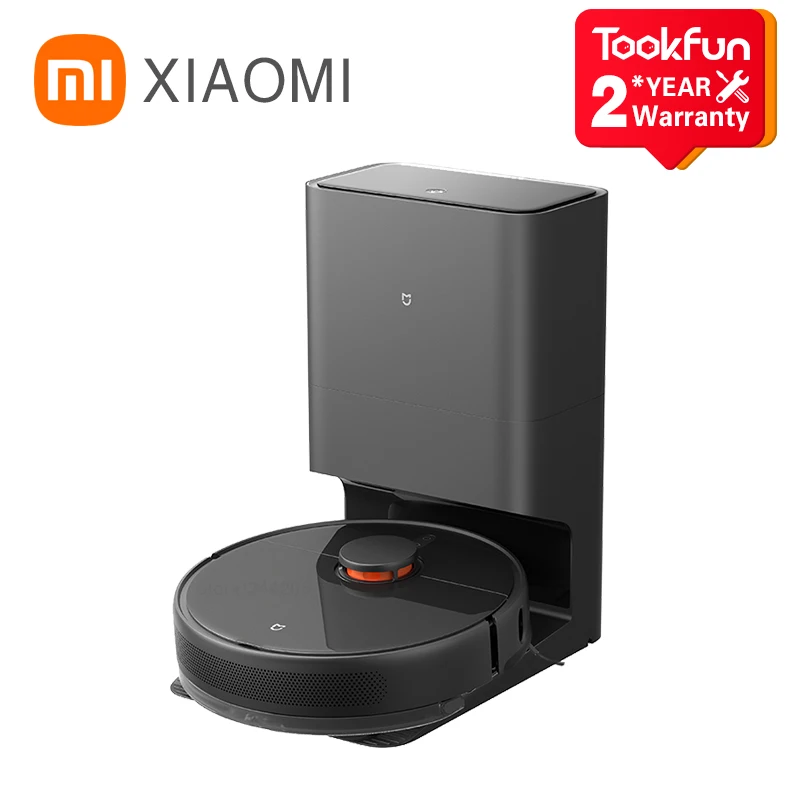 XIAOMI MIJIA Robot Vacuum Mop Dirt Disposal For Home Cleaner Sweeping Washing Mopping Cyclone Suction Smart Dust Collection Dock