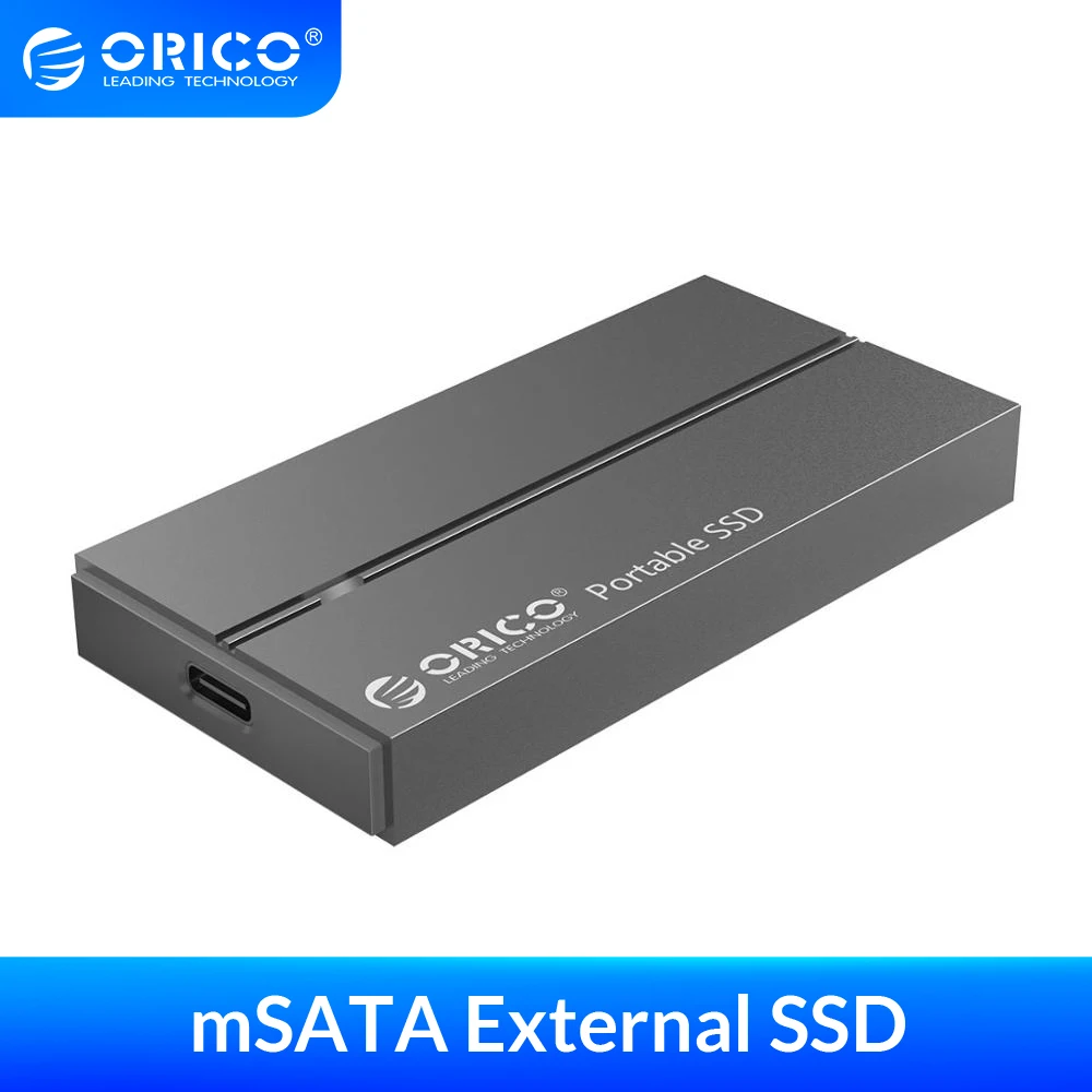 Внешний твердотельный накопитель ORICO 1 ТБ SATA mSATA NVME SSD 128 ГБ 256 512 Портативный для