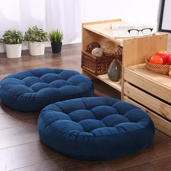 

2019 Japanese round cotton and linen cloth Tatami hip Beauty Yoga cushion meditation cushion chair cushion modern home decor