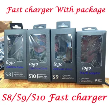 

Fast charger AAA+ quality 9V/1.67A or 5V/2A EU/US Micro USB Adaptive Fast Charging For Samsung S8 S9 S10 With retail Pacaging