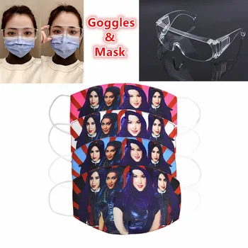 

2020 Unisex Anime Cosplay Cotton Face Mask Adults Kids Cute Cartoon Printed Washable Dustproof Fashion Masks Reusable Goggles