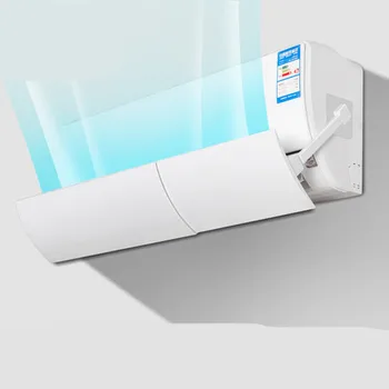 

1pcs 56-108 cm pp pvc anti direct blowing retractable air conditioner wind shield wind deflector baffle Air conditioning board