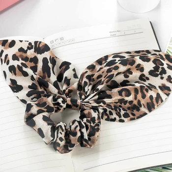 

New Fashion Women's Elastic Scrunchies Hair Bands Bow Ponytail Holder Hair Tie Rope Ring Christmas Hair Bows Scrunchie