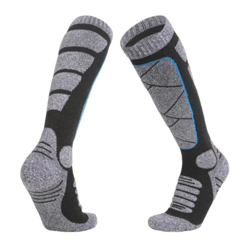 Winter Women Men Cotton Thermal Skiing Socks Outdoor Soccer Cycling Sports Socks Towel Bottom Long Tube Stockings Thermosocks