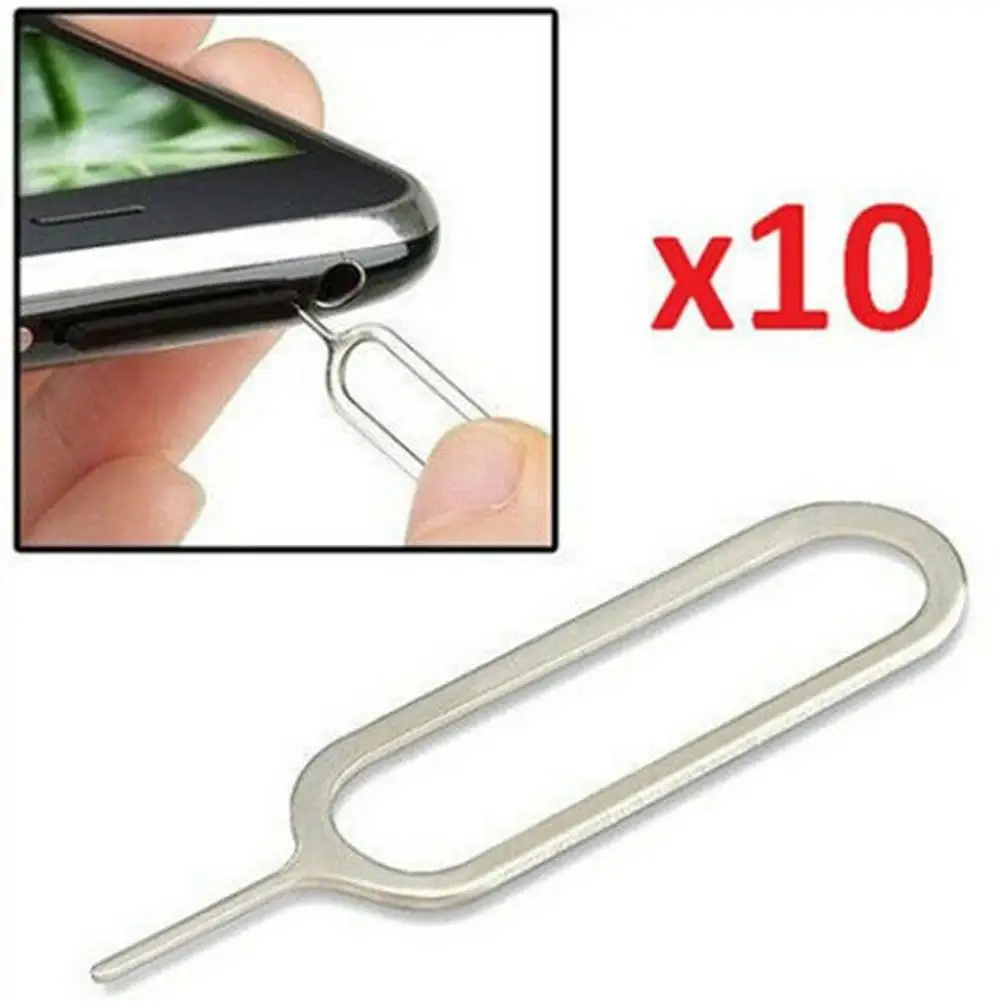 

10Pcs Mobile Phone Card-taking Needle Universal Card Device Mobile Phone SIM Card Slot Card Pin No Rust Needle