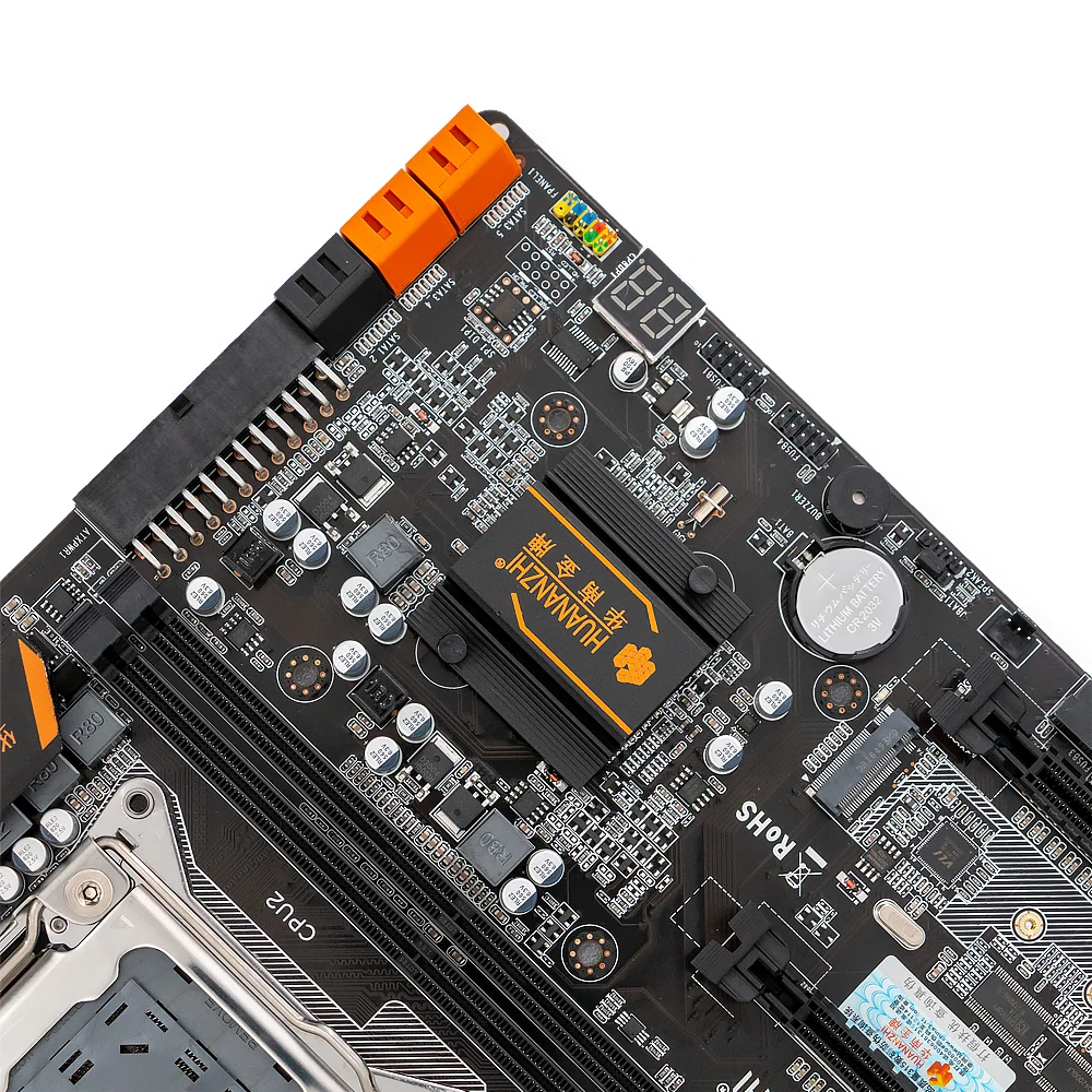 Huanan Zhi X79-4D двойной Процессор материнская плата для Intel X79 LGA 2011 DDR3 128 ГБ SATA3 USB3.0 E-ATX LGA2011 Материнская плата сервера