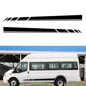 

New Arrival High Quality 2PCS Stripe Graphic Vinyl Graphic Kit Car Sticker For RV Caravan Travel Trailer