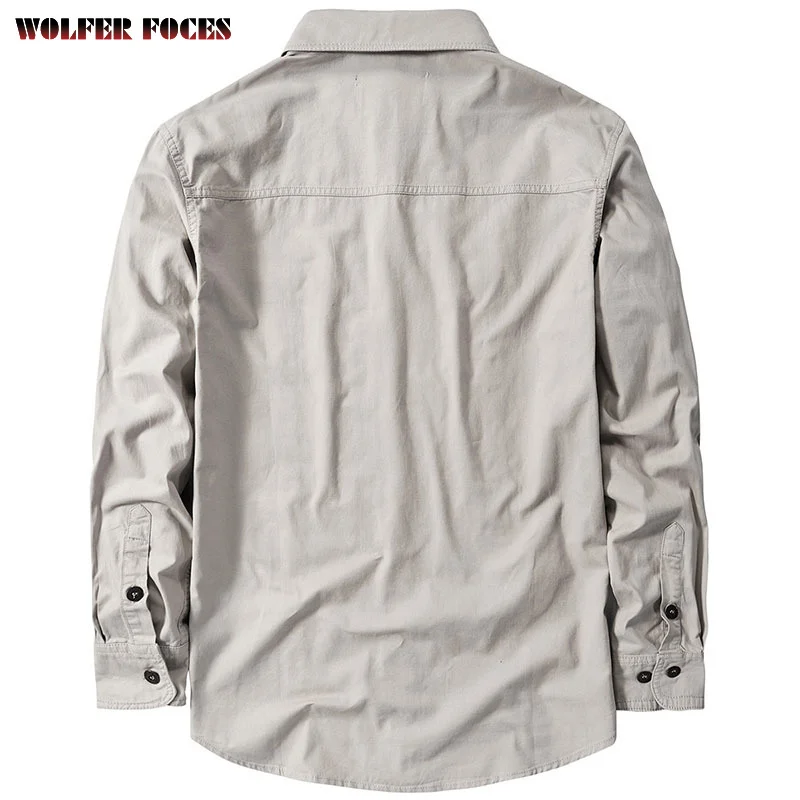 Shirts For Men men casual shirts Oversized Men's Clothing Long Sleeve Casual Cotton Shirt Spring Oxford Male Jackets Cardigan Fashion Blouse Coat