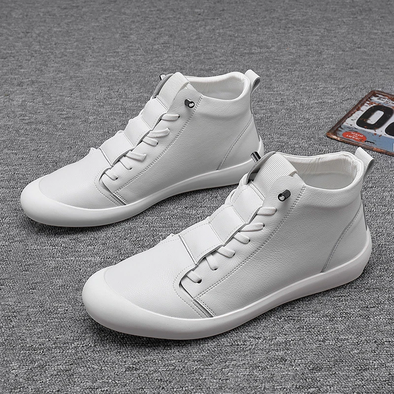 high top leather shoes mens