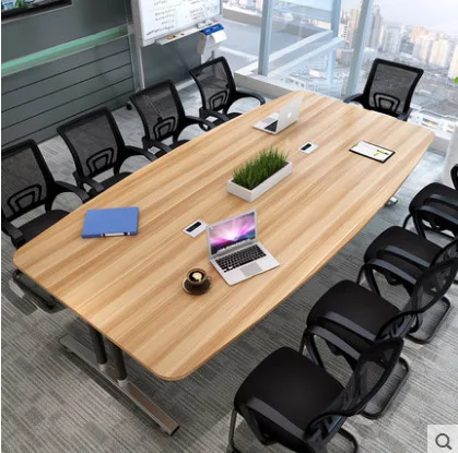 

Simple Staff Conference Table Modern Oval Office Desk Simplicity Small Table Computer Long Table yi tai