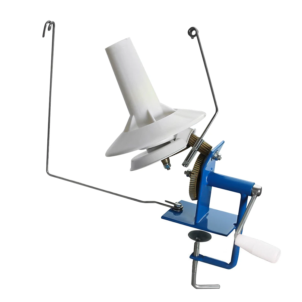 

Household Rotating Low Noise Hand Cranked Winding Machine Yarn Knitting String Ball Crochet Table Tool Accessories Manual Mini