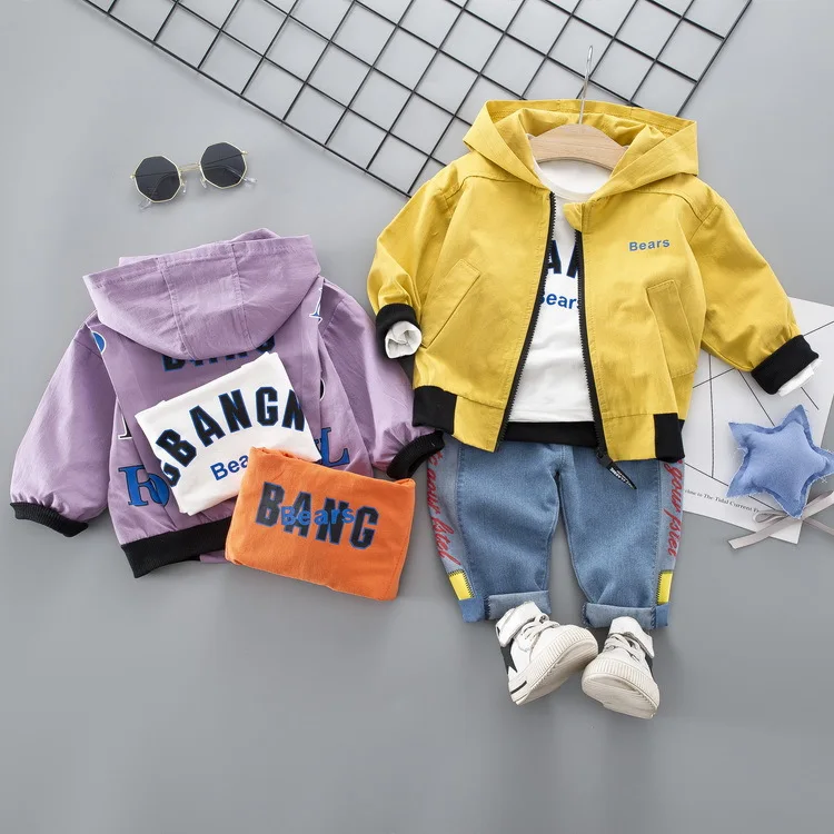 

Childrenswear BOY'S Autumn New Style Children Long-sleeve Suit 0-1-2-3 Years Old Baby Autumn Clothing Korean-style Three-piece S