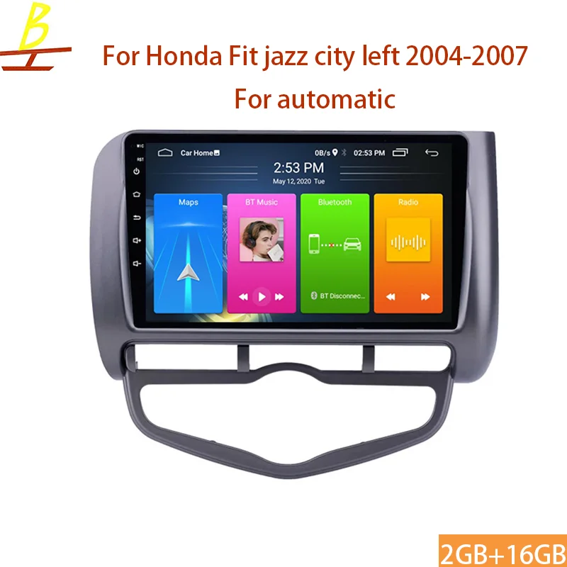 Автомобильный Радио мультимедийный плеер Android Авто Навигация для Honda Fit