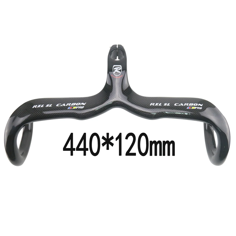 Alfa Pasca Manubrio per bici da strada in carbonio per bicicletta Manubrio per bicicletta nero interno Manubri in carbonio 31.8mm UD opaca 400