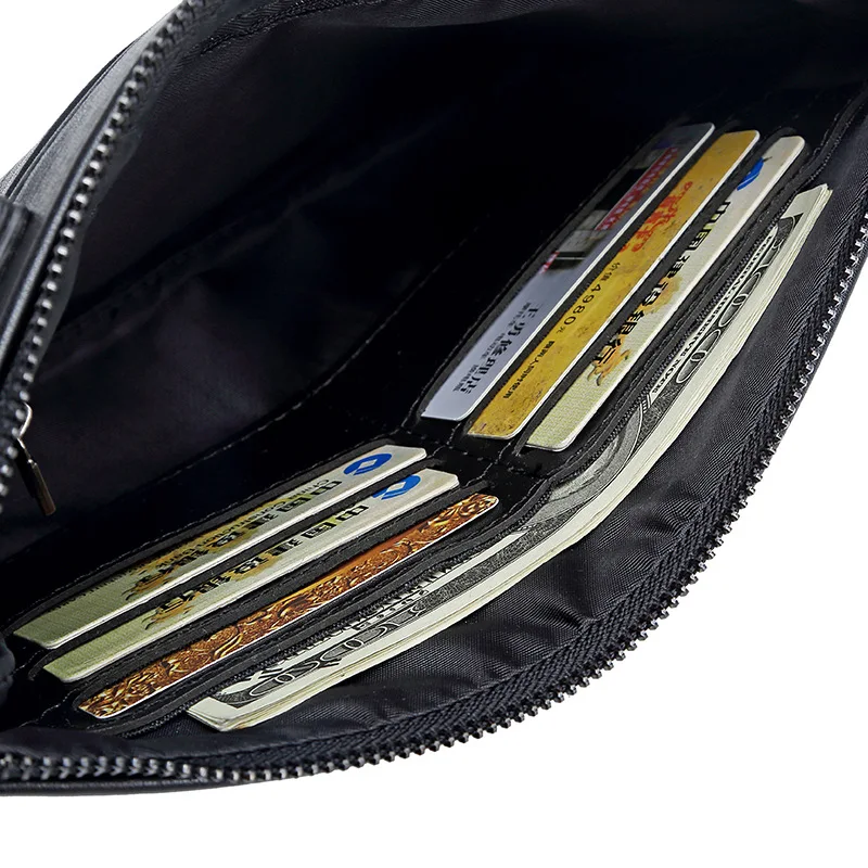 

2019 New Style Men Clutch Bag Three-dimensional Embossed Cool Wallet Eagle Wings Large Capacity Handbag PU Leather Bag