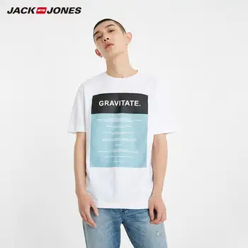 

JackJones Men's New Arrival 100% Cotton Letter Print Pattern Short-sleeved T-shirt Style| 219101572