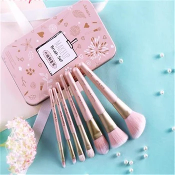 

7Pcs/set Eye Makeup Brushes Set Eye Shadow Eyeliner Eyelash Eyebrow Blush Power Facial Makeup Cosmetic Tools