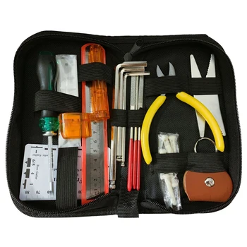 

Cleaning Maintenance Tool Musical Instruments With Bag Easy Operate Wire Plier Durable Practical Guitar Repair Kit String Winder